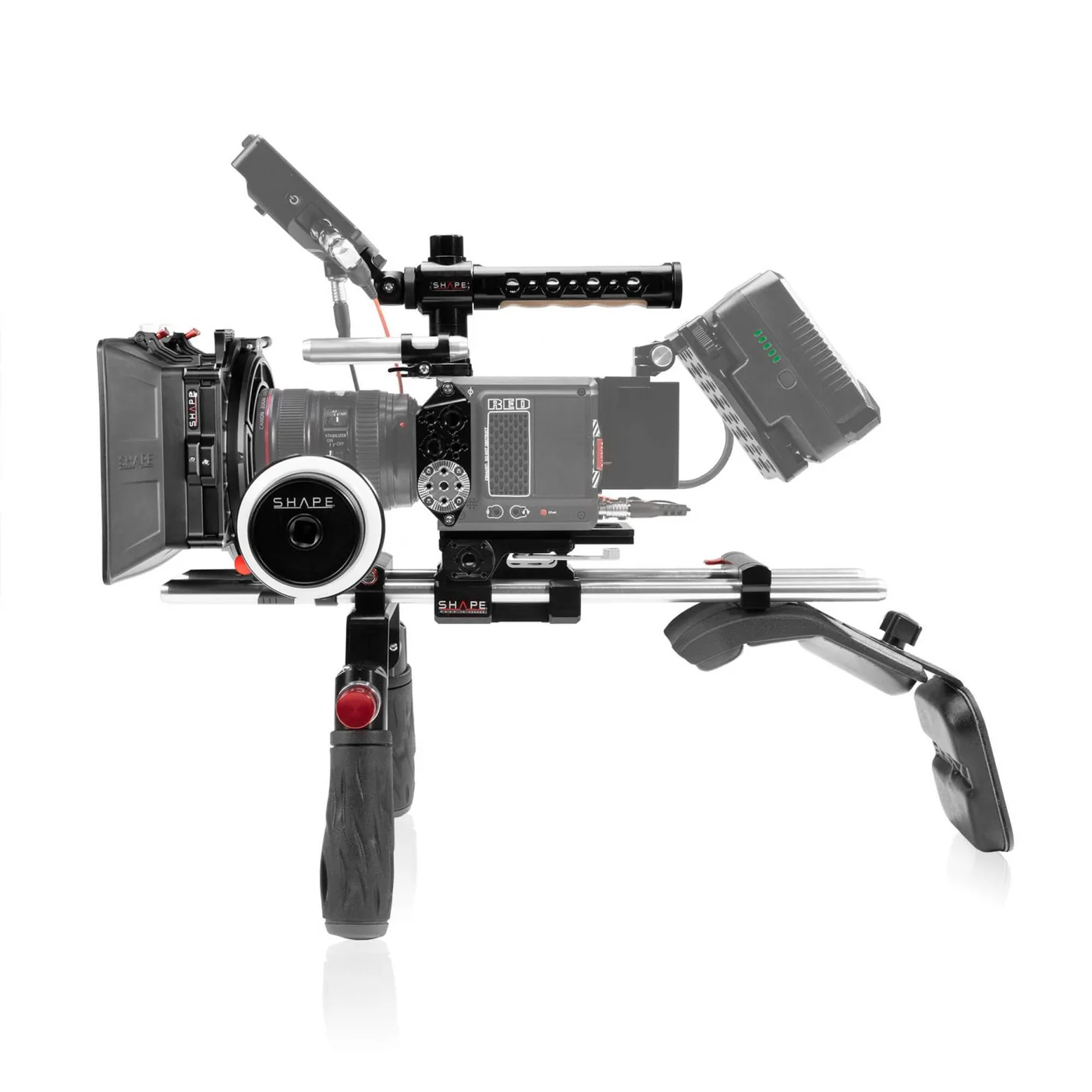SHAPE RED Komodo shoulder mount with Matte Box and Follow Focus - 4