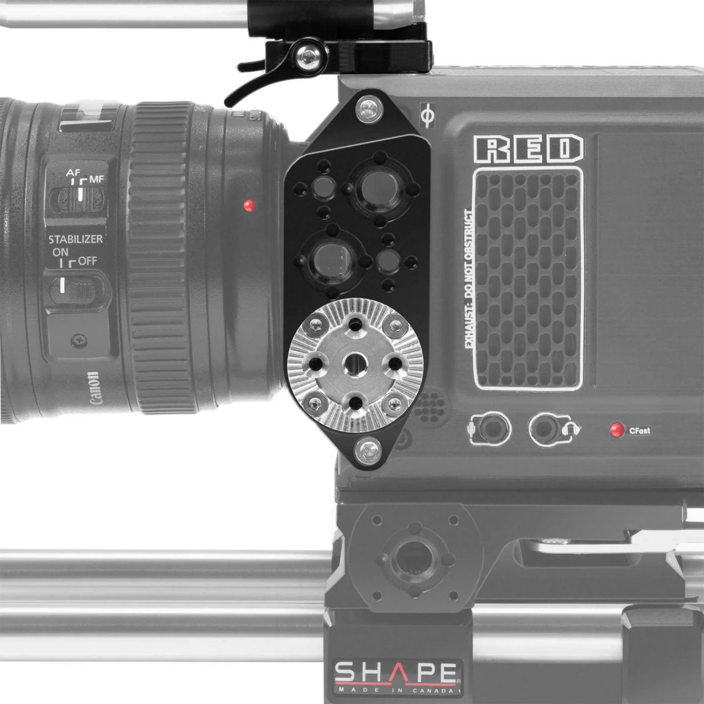 SHAPE RED Komodo shoulder mount with Matte Box and Follow Focus - 7