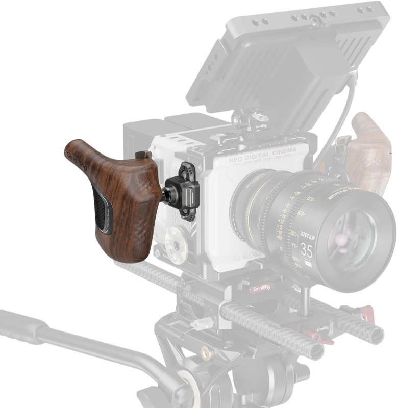 SmallRig 5192 ImageGrip Series Wooden Handle with NATO Clamp (Right Side) - 7