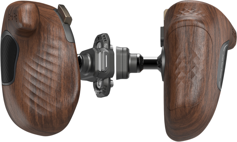 SmallRig 5161 ImageGrip Series Wooden Handle with NATO Clamp (Left Side) - 5