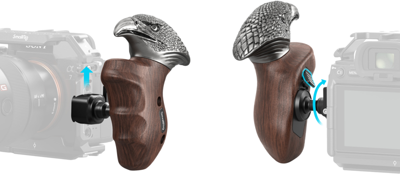 SmallRig 4817 ImageGrip Series Eagle Handle with NATO Clamp (Left Side) - 5