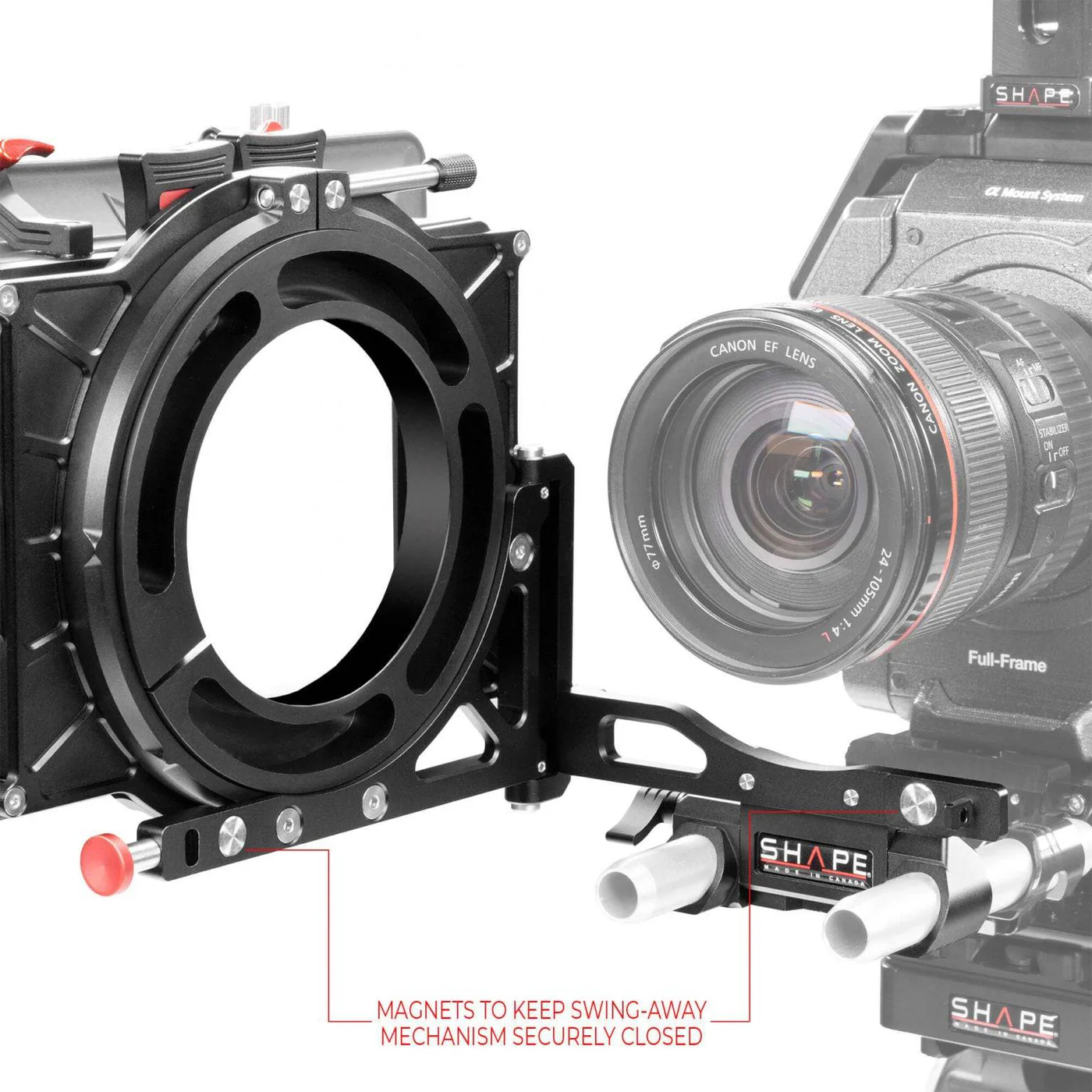 SHAPE REVOLT VCT Baseplat with Follow Focus and Matte Box Pro Kit – för filmskapare - 25