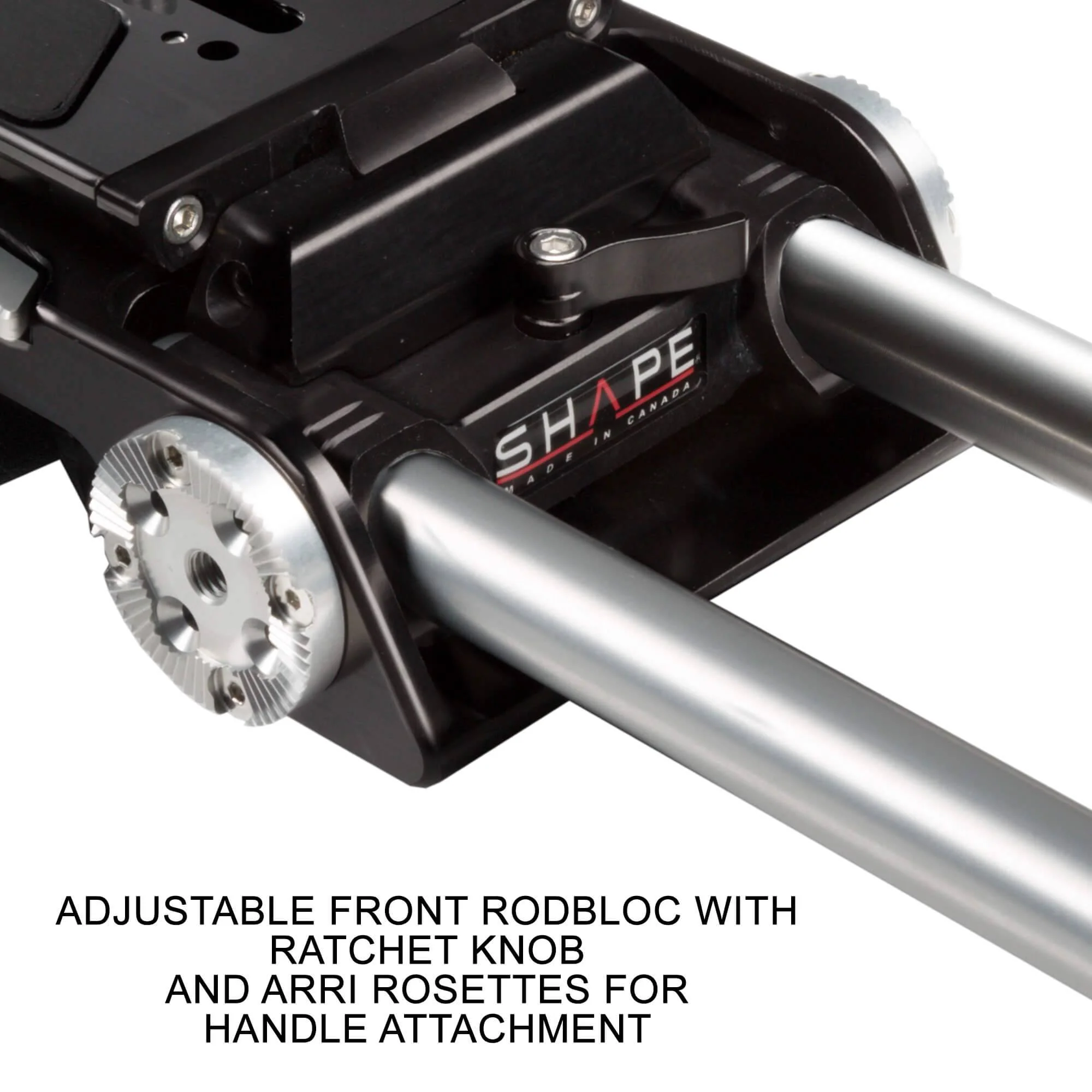 SHAPE REVOLT VCT Baseplate with Wooden Handle Grip – för filmskapare - 18