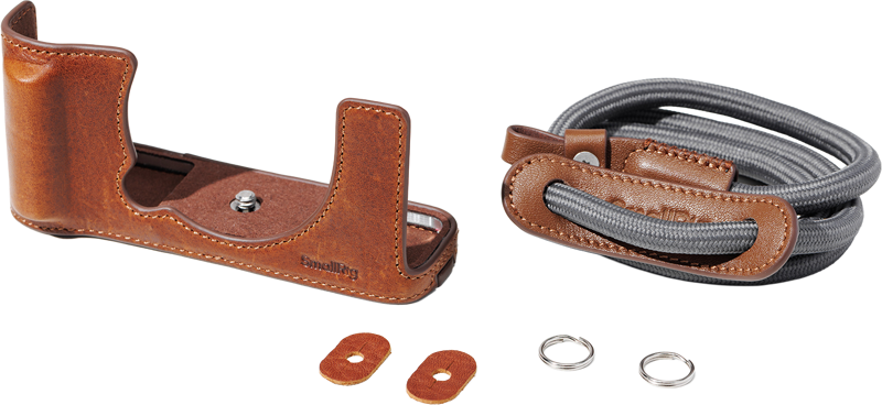 SmallRig 5449 Leather Case Kit for FUJIFILM X-E5 Brown - 2
