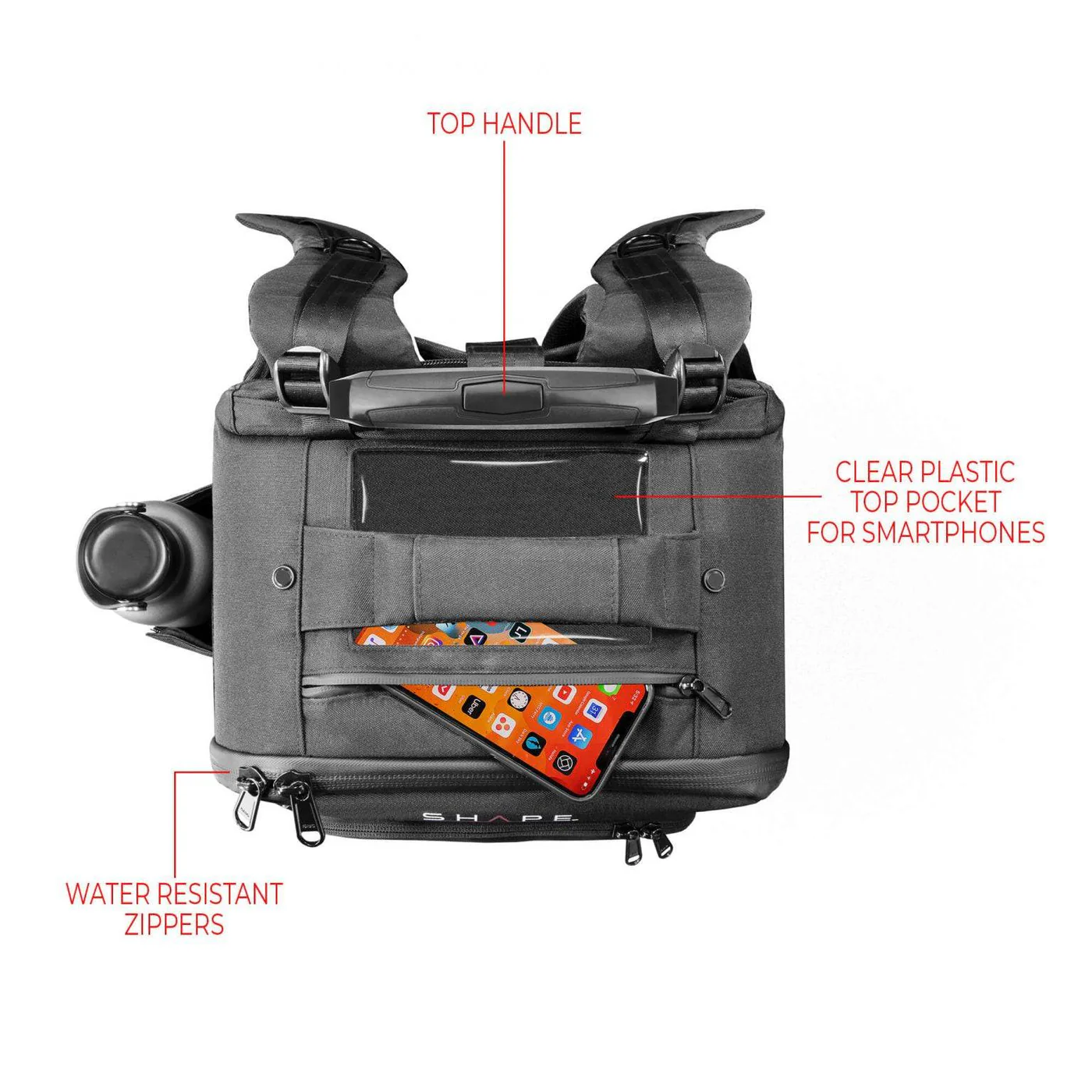 SHAPE Rolling Camera Bag Backpack - 6