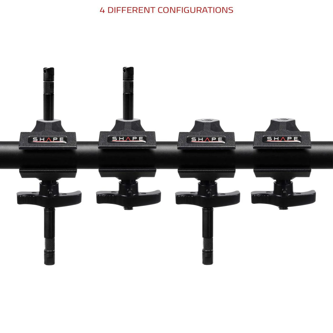 SHAPE SHAPELINI CLAMP 3’’ END/CENTER JAW BLACK - 2