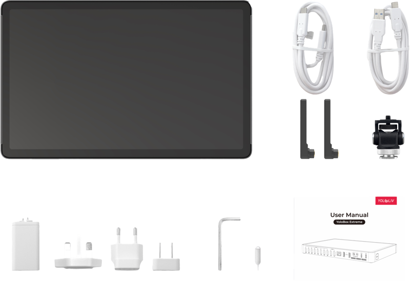 YoloLiv YoloBox Extreme - All-in-One Multi-Camera Live Streaming and Switching System - 4
