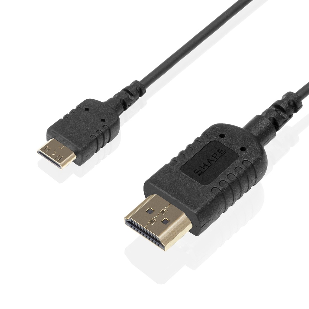 SHAPE SKINNY HDMI TO Mini HDMI 8K ULTRA HIGH-SPEED CABLE 18’’ – för filmskapare - 3