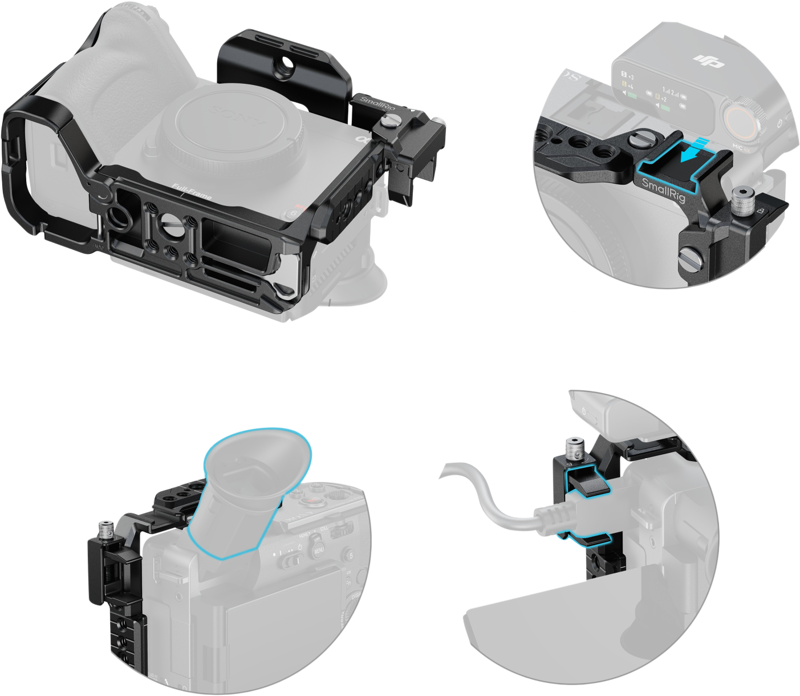 SmallRig 5588 Cage Kit for Sony FX2 - 5