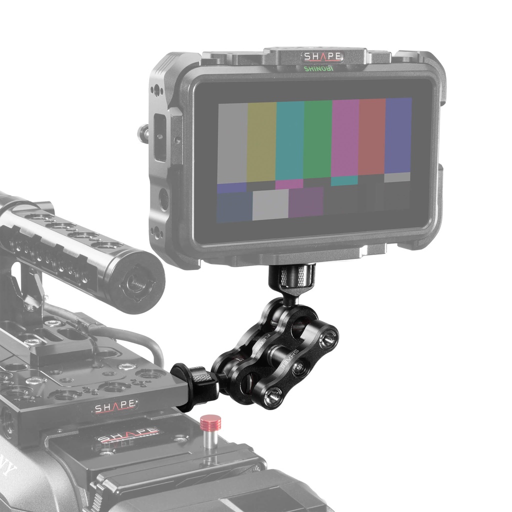 SHAPE SMALL FLEX ARM 1/4-20 TO 1/4-20 MONITOR MOUNT - 2