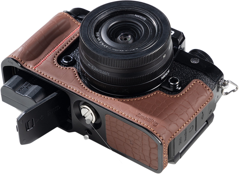 SmallRig 5096 Leather Case Kit for Nikon Z f Brown - 4
