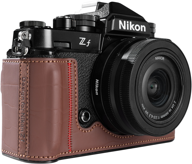 SmallRig 5096 Leather Case Kit for Nikon Z f Brown - 6