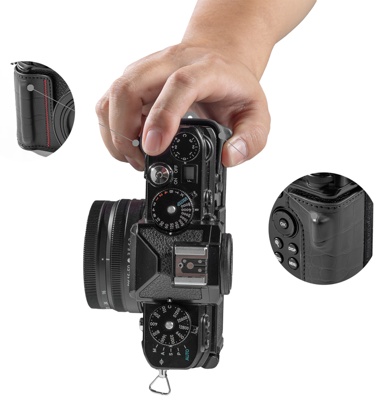 SmallRig 5095 Leather Case Kit for Nikon Z f Black - 5