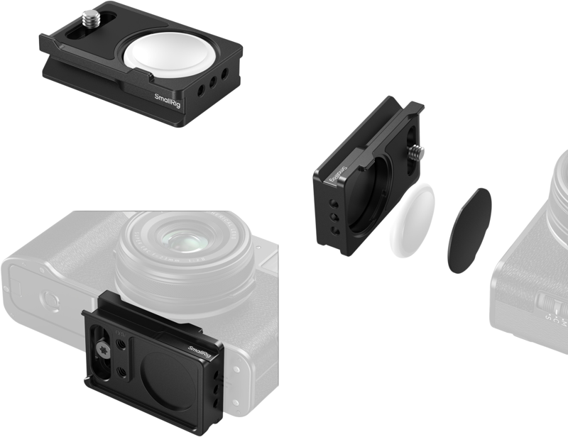 SmallRig 5425 Arca-Swiss Mount Plate for AirTag for FUJIFILM - 4