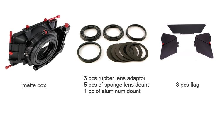 CAME-TV ABS 4 X 4 Matte Box  110mm - 2