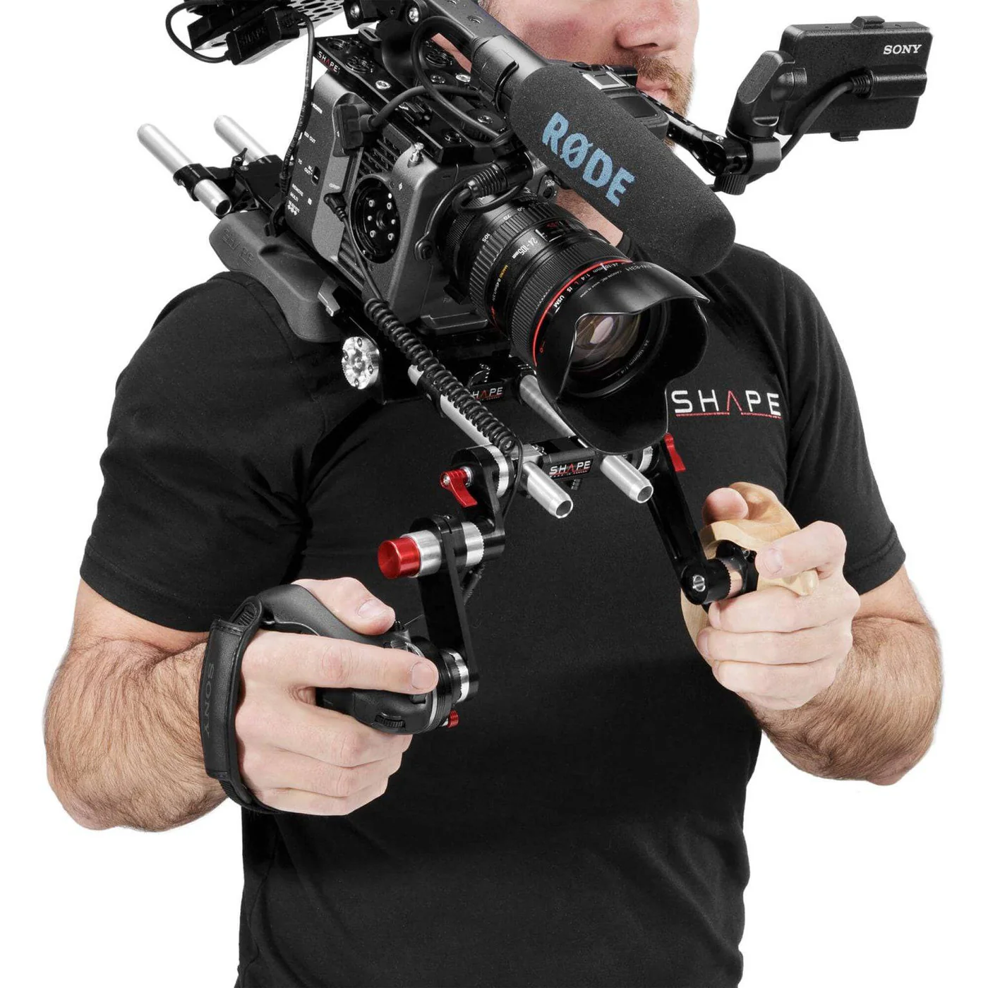 SHAPE SONY FX6 Side handle adaptor to ARRI Rosette – för filmskapare - 12