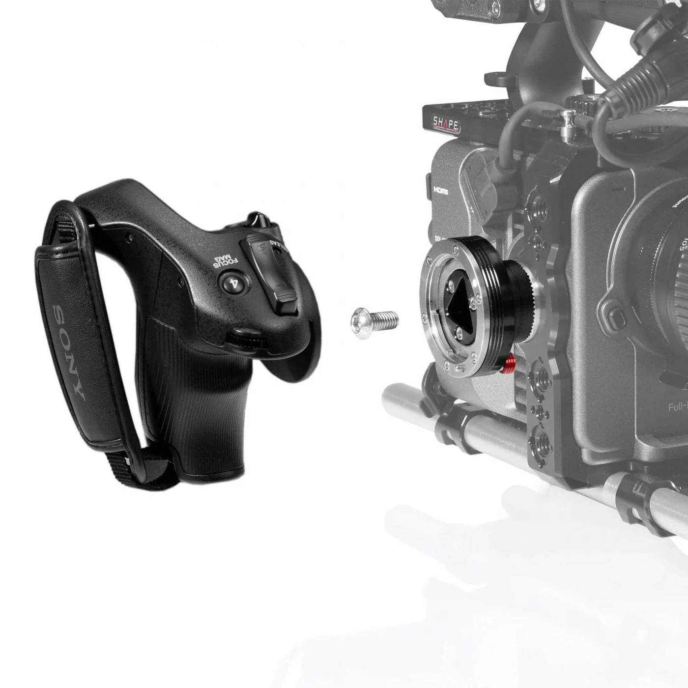 SHAPE SONY FX6 Side handle adaptor to ARRI Rosette – för filmskapare - 3