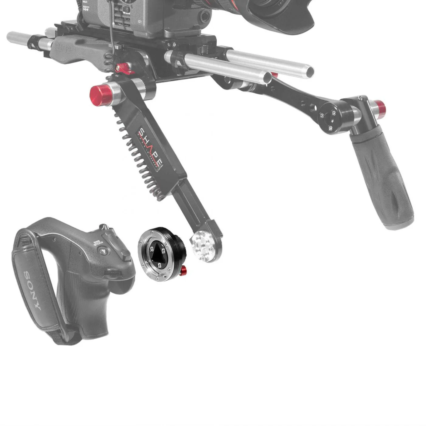 SHAPE SONY FX6 Side handle adaptor to ARRI Rosette – för filmskapare - 9