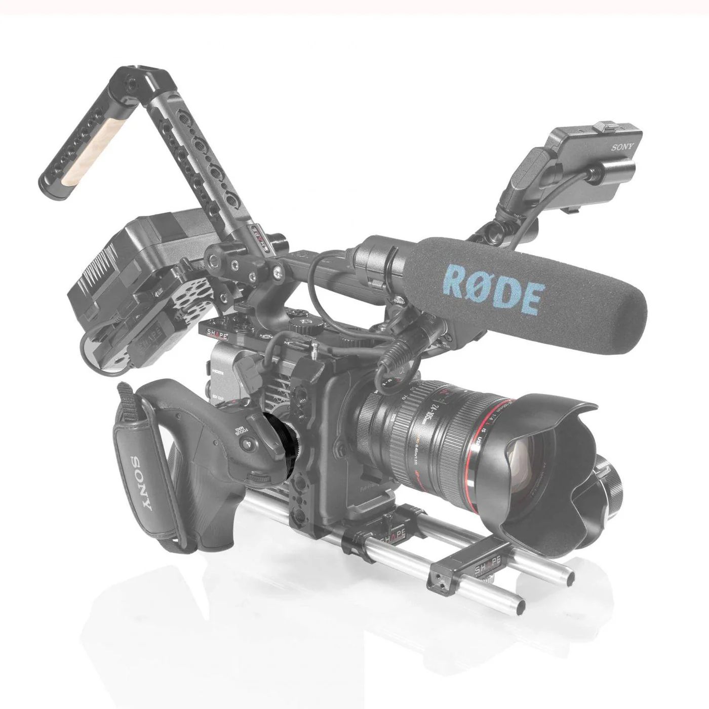 SHAPE SONY FX6 Side handle adaptor to ARRI Rosette – för filmskapare - 7