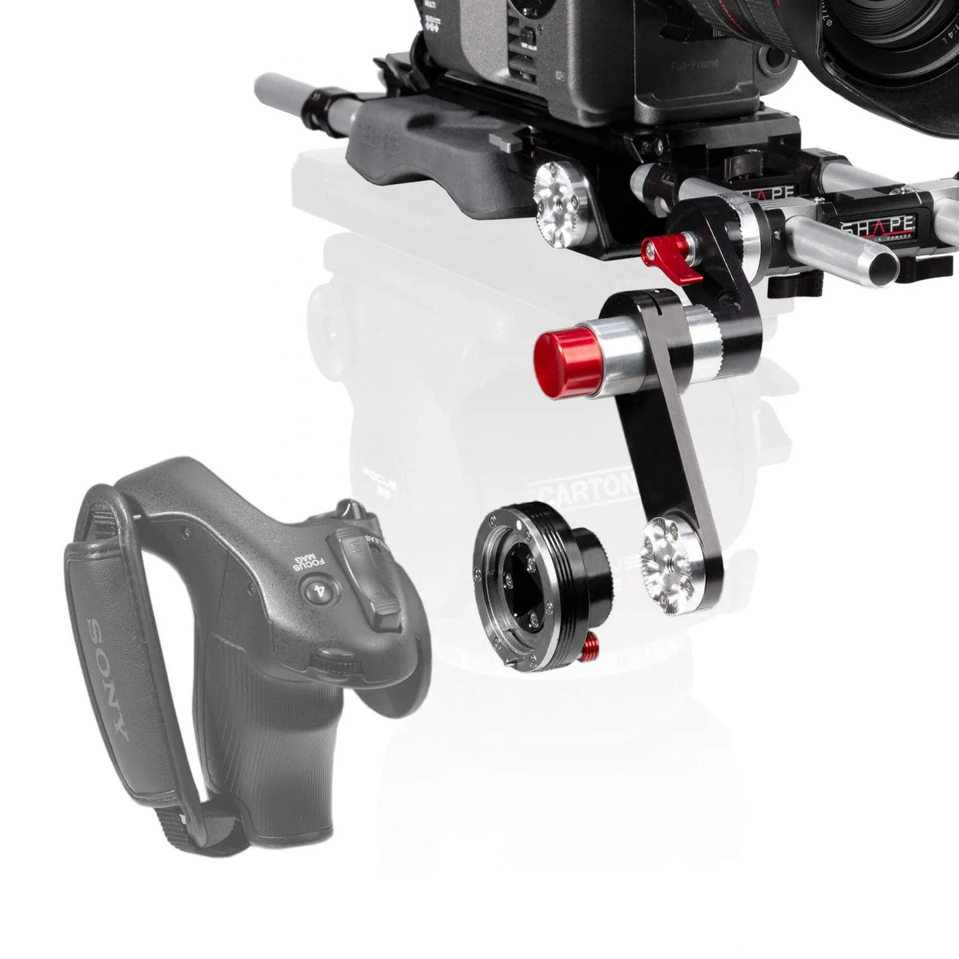 SHAPE SONY FX6 Side handle adaptor to ARRI Rosette – för filmskapare - 11