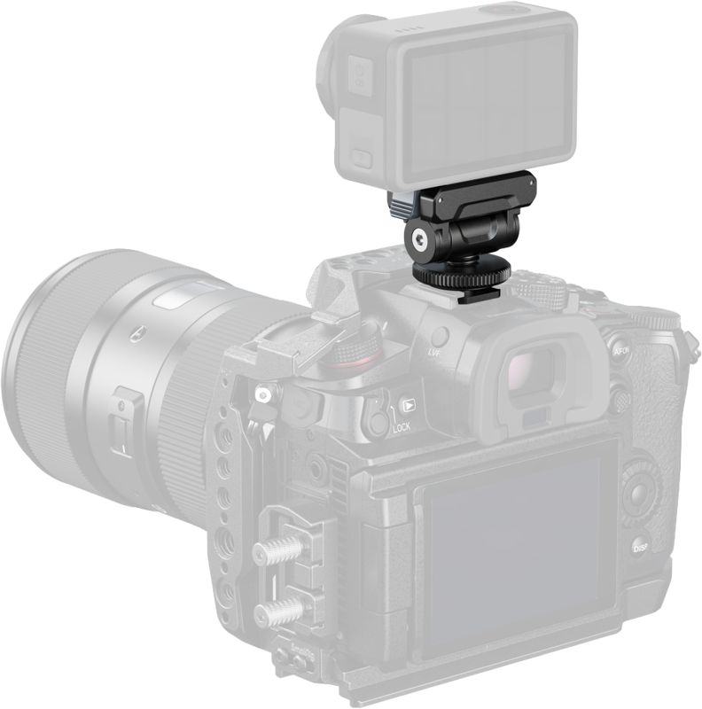 SmallRig 5436 Quick Release Support for DJI Osmo Action 5 Pro / 4 / 3 with Cold Shoe Adapter - 4