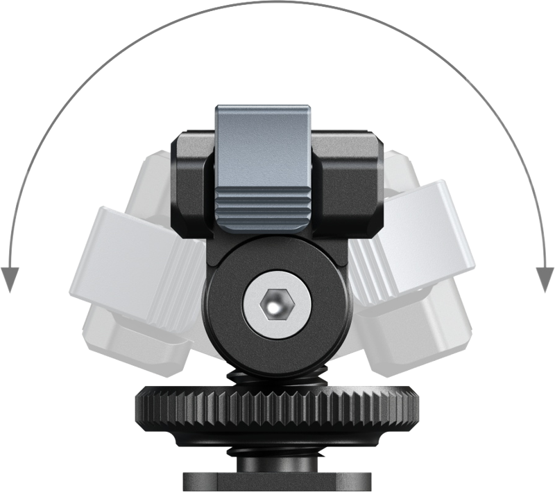 SmallRig 5436 Quick Release Support for DJI Osmo Action 5 Pro / 4 / 3 with Cold Shoe Adapter - 2
