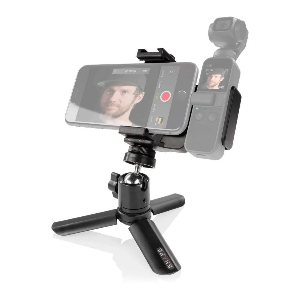 SHAPE SOPT Security Bracket Connection with Selfie Grip Tripod for Osmo Pocket – för filmskapare - 3