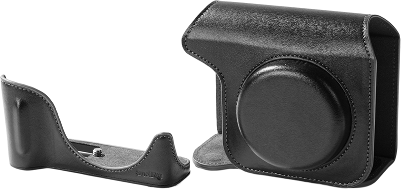 SmallRig 5386 Leather Case Kit for Canon PowerShot V1 Black - 2