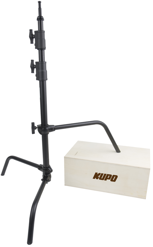 Kupo CS-40MB 40"""" Master C-Stand with Sliding Leg - Black - 3
