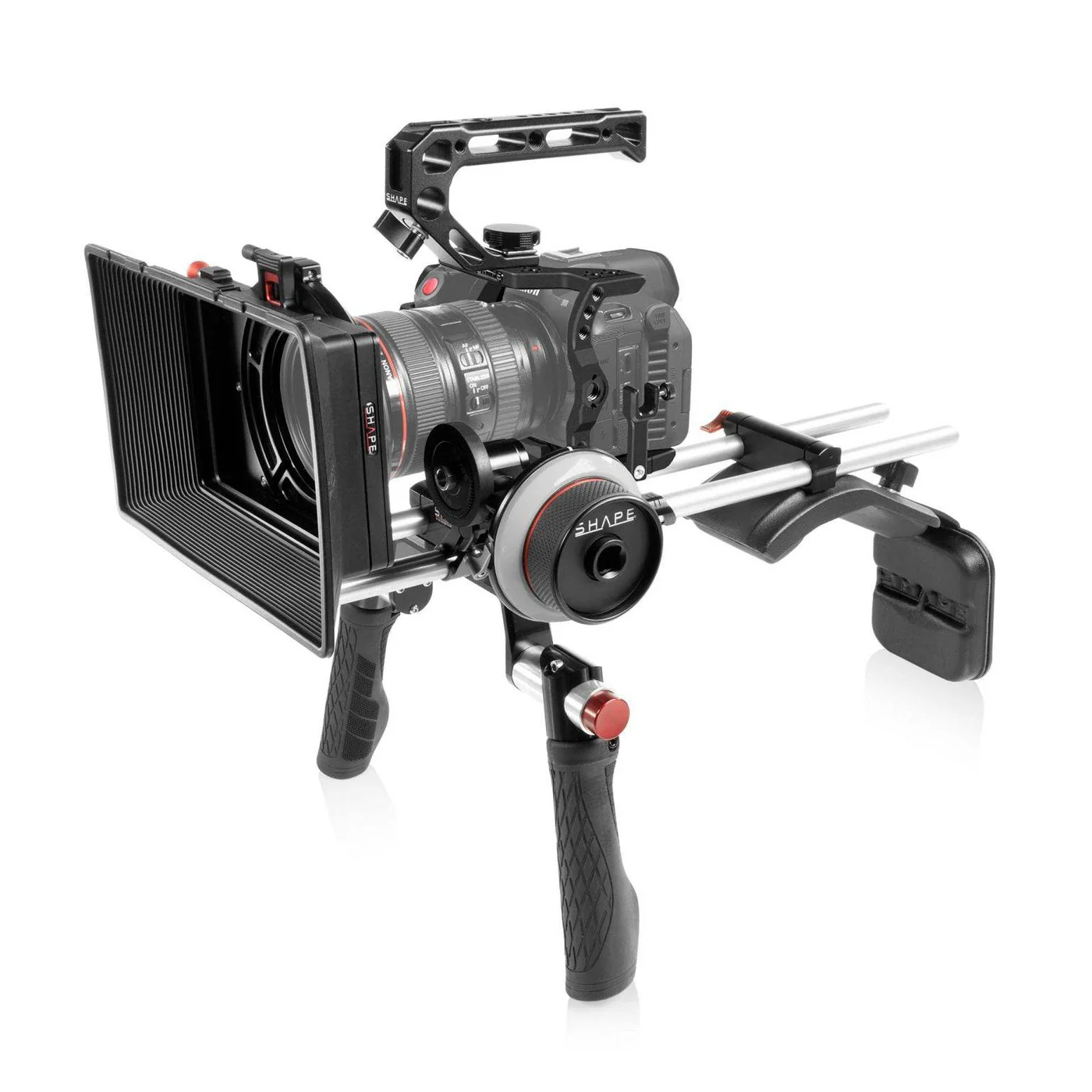 SHAPE Shoulder Mount Kit Matte Box Follow Focus for CANON R5C/R5/R6 – för filmskapare
