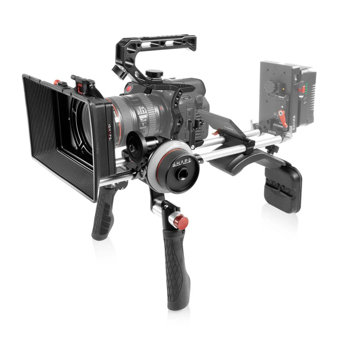 SHAPE Shoulder Mount Kit Matte Box Follow Focus for CANON R5C/R5/R6 – för filmskapare - 12