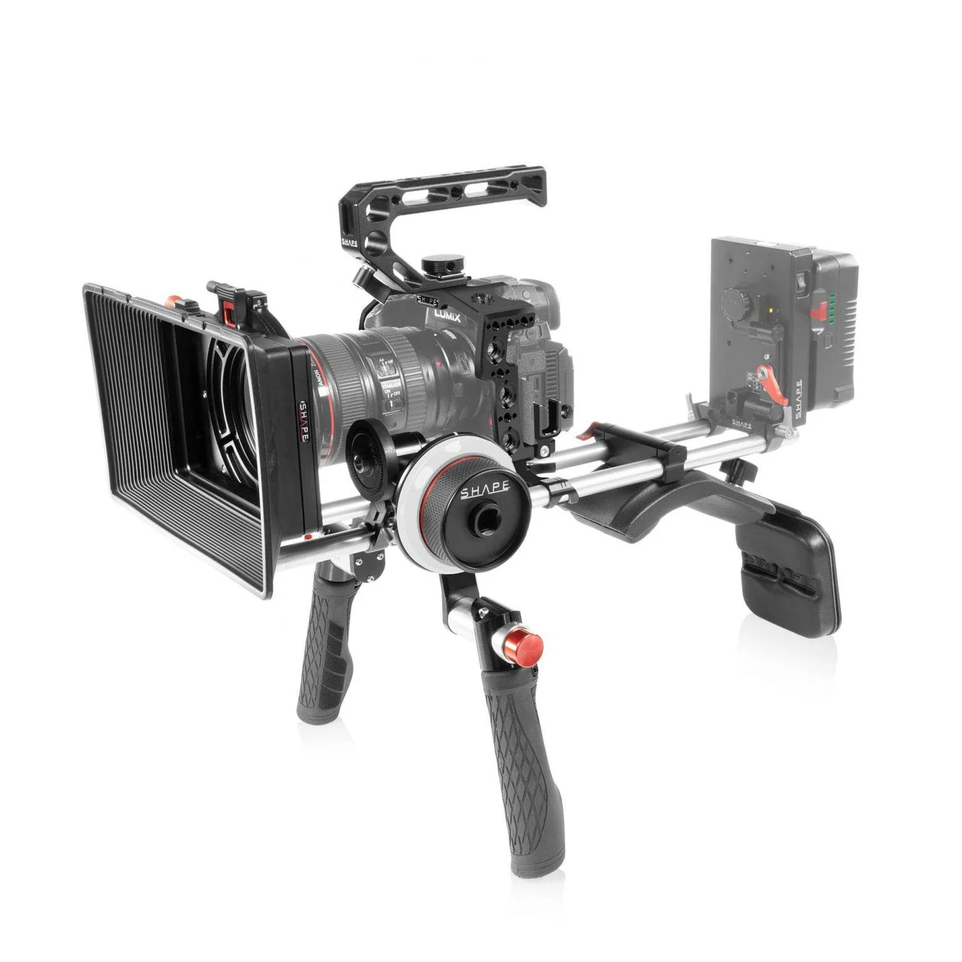 SHAPE Shoulder Mount Kit Matte Box Follow Focus for PANASONIC LUMIX GH6 – för filmskapare