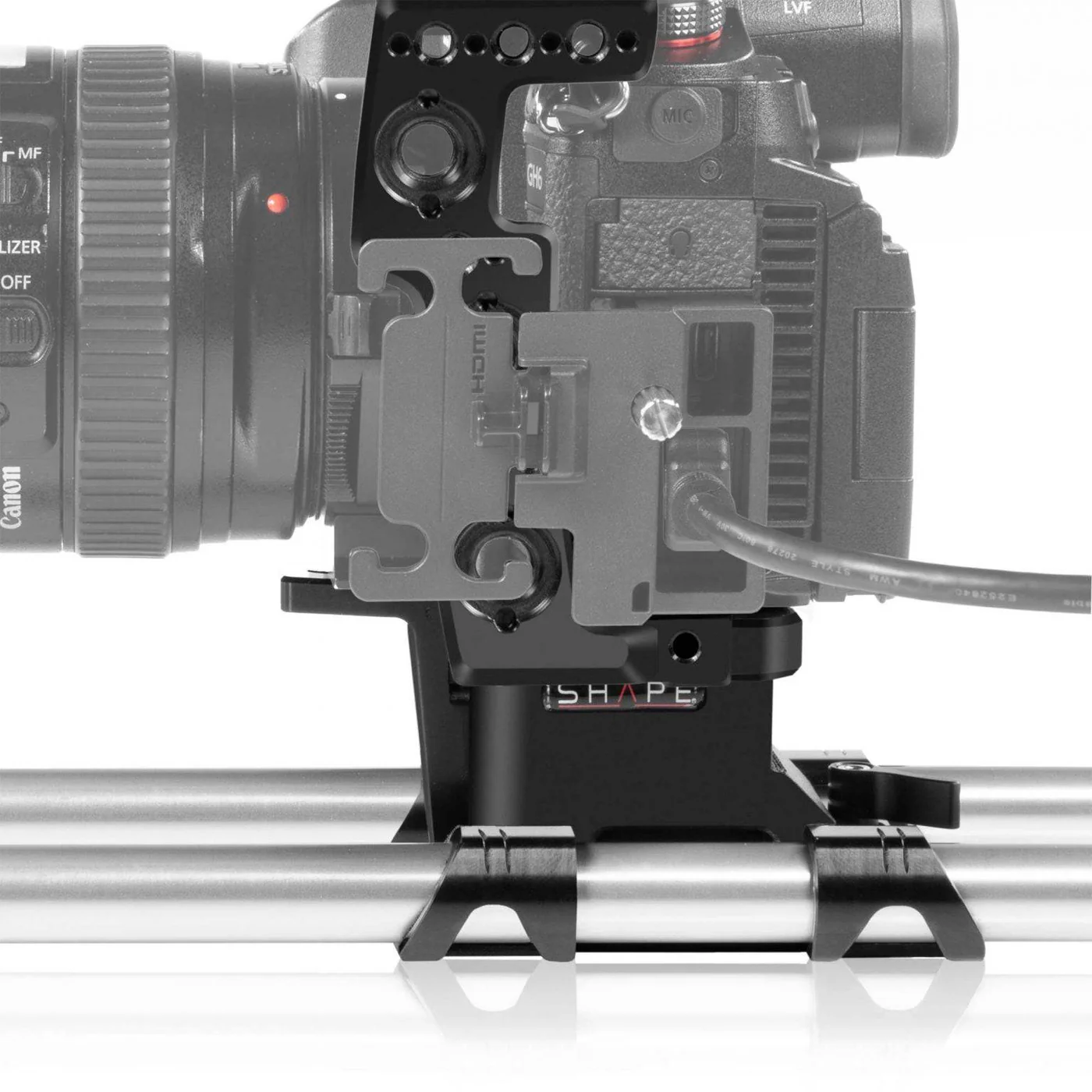 SHAPE Shoulder Mount Kit Matte Box Follow Focus for PANASONIC LUMIX GH6 – för filmskapare - 3