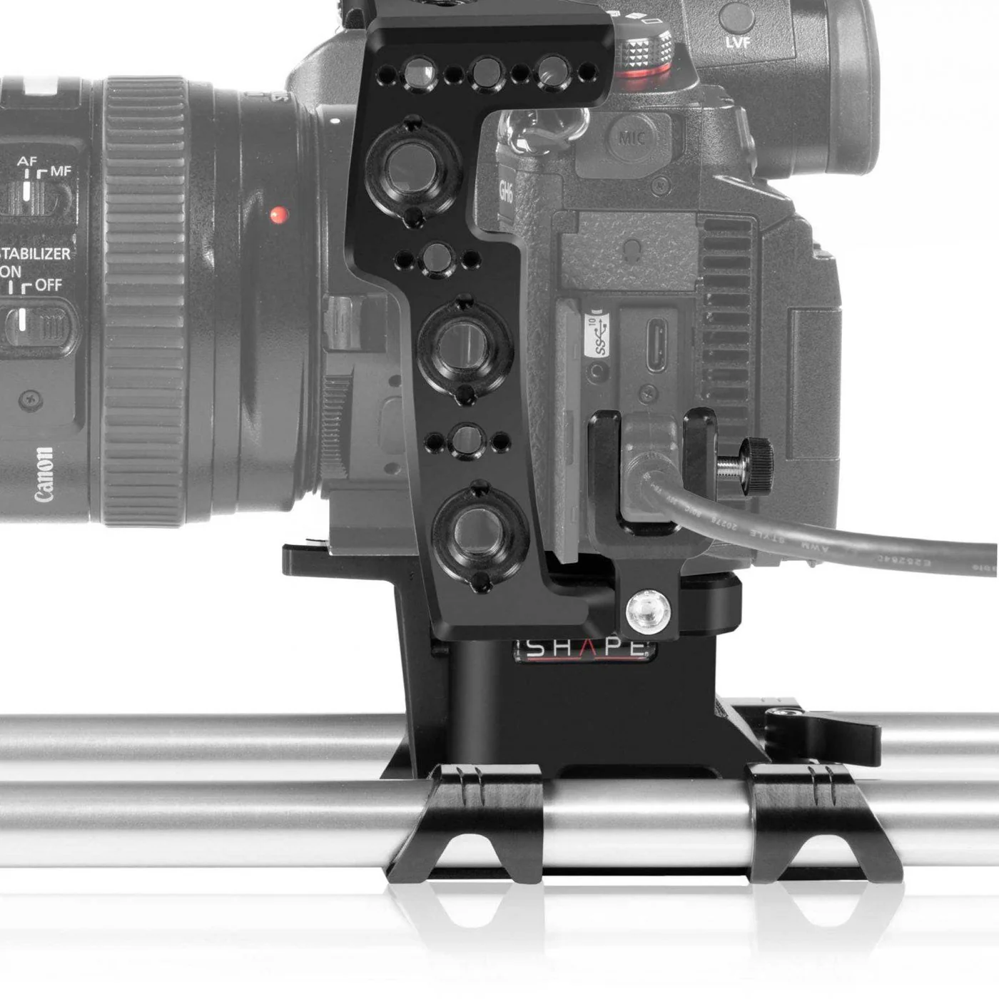 SHAPE Shoulder Mount Kit Matte Box Follow Focus for PANASONIC LUMIX GH6 – för filmskapare - 4