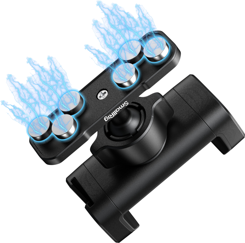 SmallRig 5582 Magnetic Phone Clamp for Gym Recording - 6