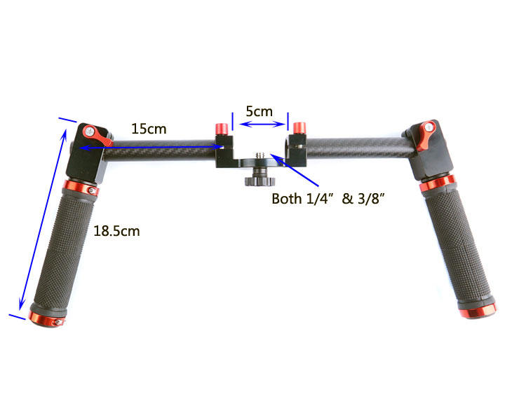 Dubbel Handtag Till Gimbal Stabilizer - 2