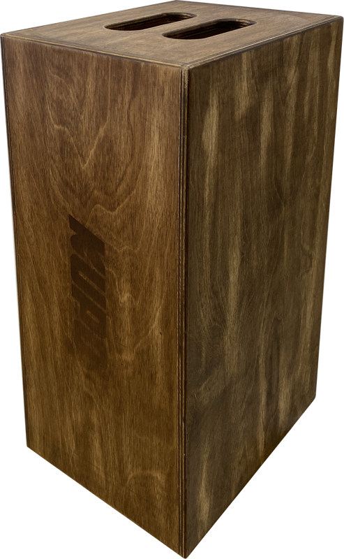 Kupo KAB-008-BST Brown Stained Apple Box - Full - 20"""" X 12"""" X 8"""" - 3