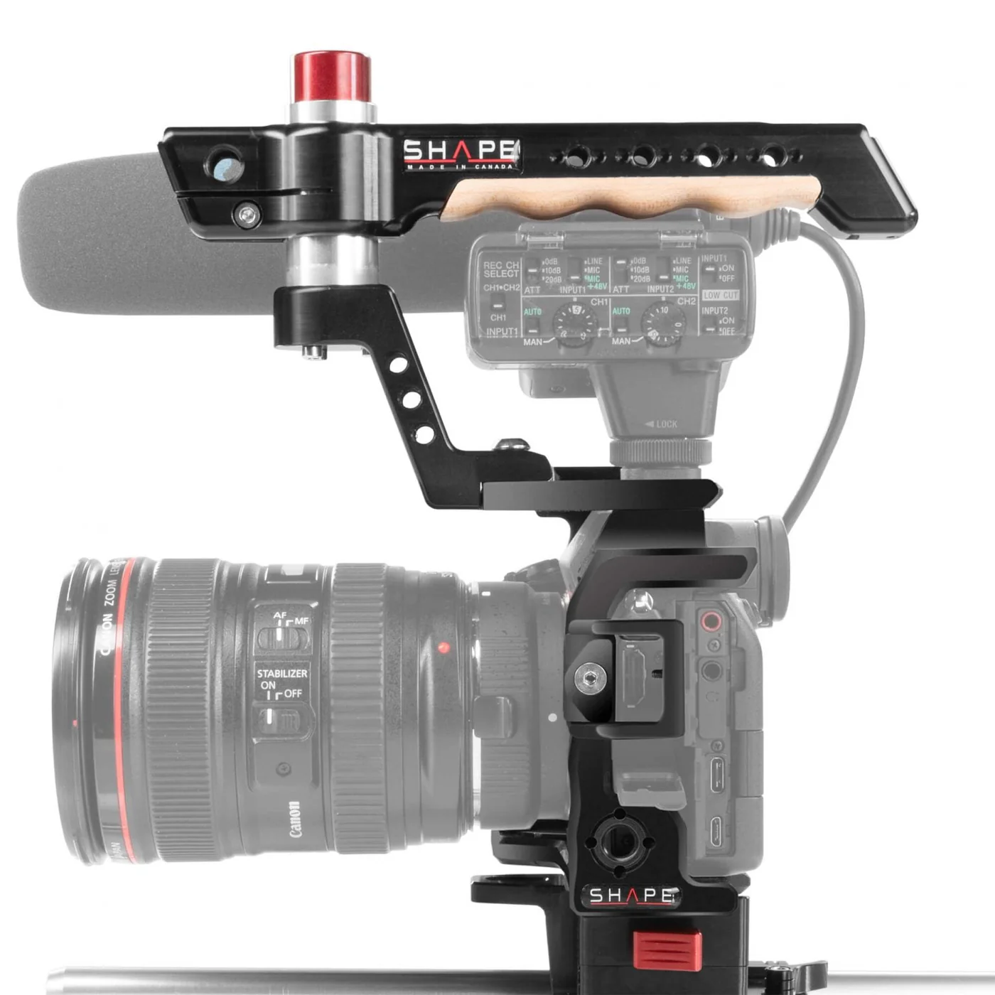 SHAPE Sony A7S3, A7 IV Shoulder Mount with Matte Box and Follow Focus - 3