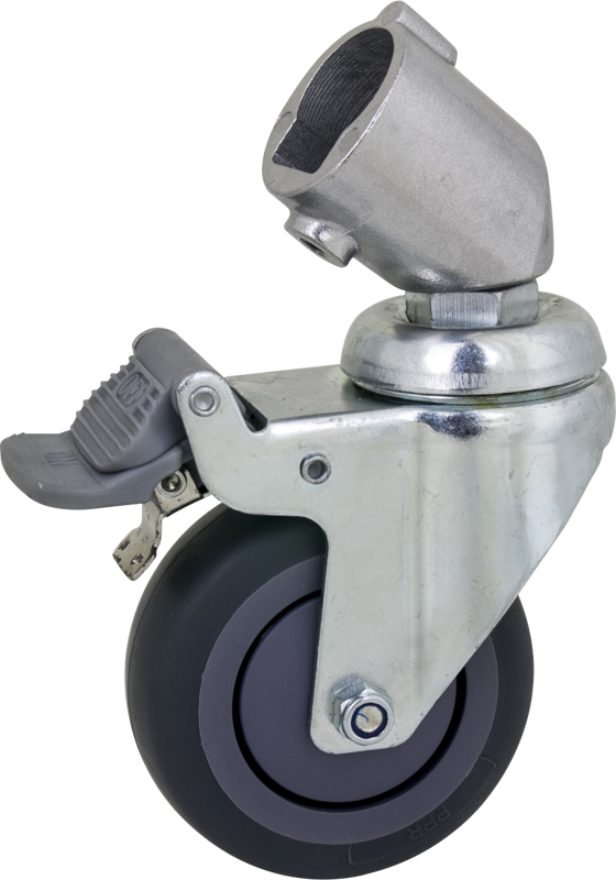 Kupo KC-080R 75mm Caster with Brake 22mm Round Adapter Set of Three