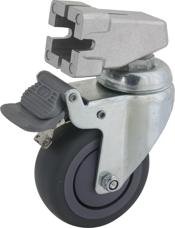 Kupo KC-080S 75mm Caster with Brake 22mm Square Adapter Set of Three