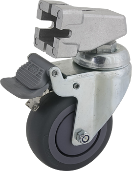 Kupo KC-080S 75mm Caster with Brake 22mm Square Adapter Set of Three