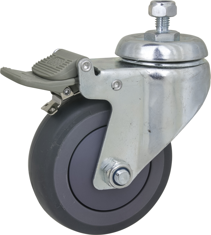 Kupo KC-100 100mm Caster with Brake M10 Thread Adapter Set of Three