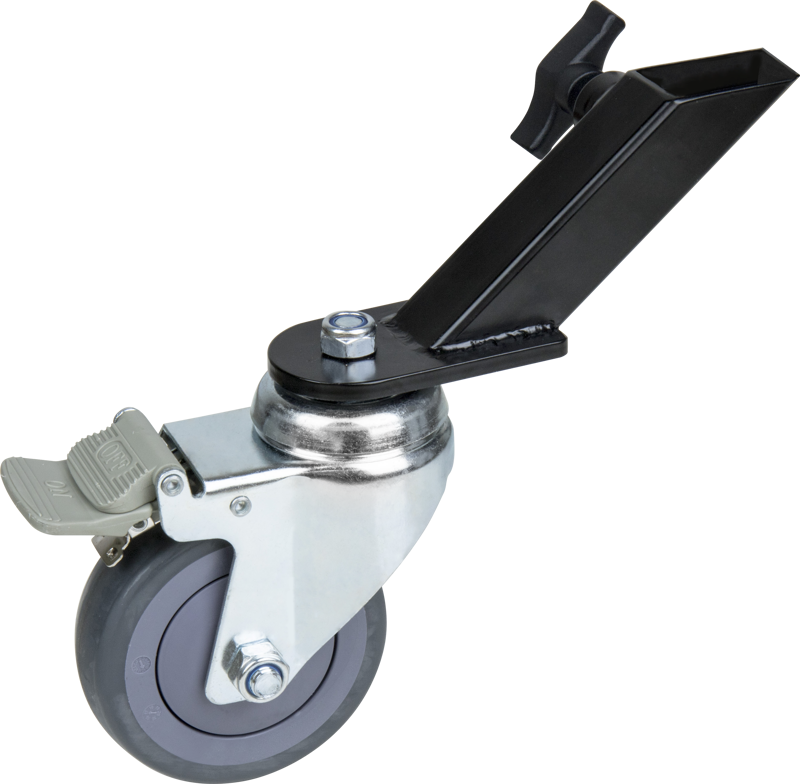 Kupo KC-100M 100mm Caster with Brake 25mm Square adapter Set of Three