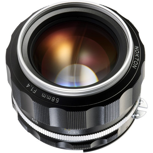 Voigtlander Nokton 58mm f/1.4 SL II S Lens (Silver) - 2