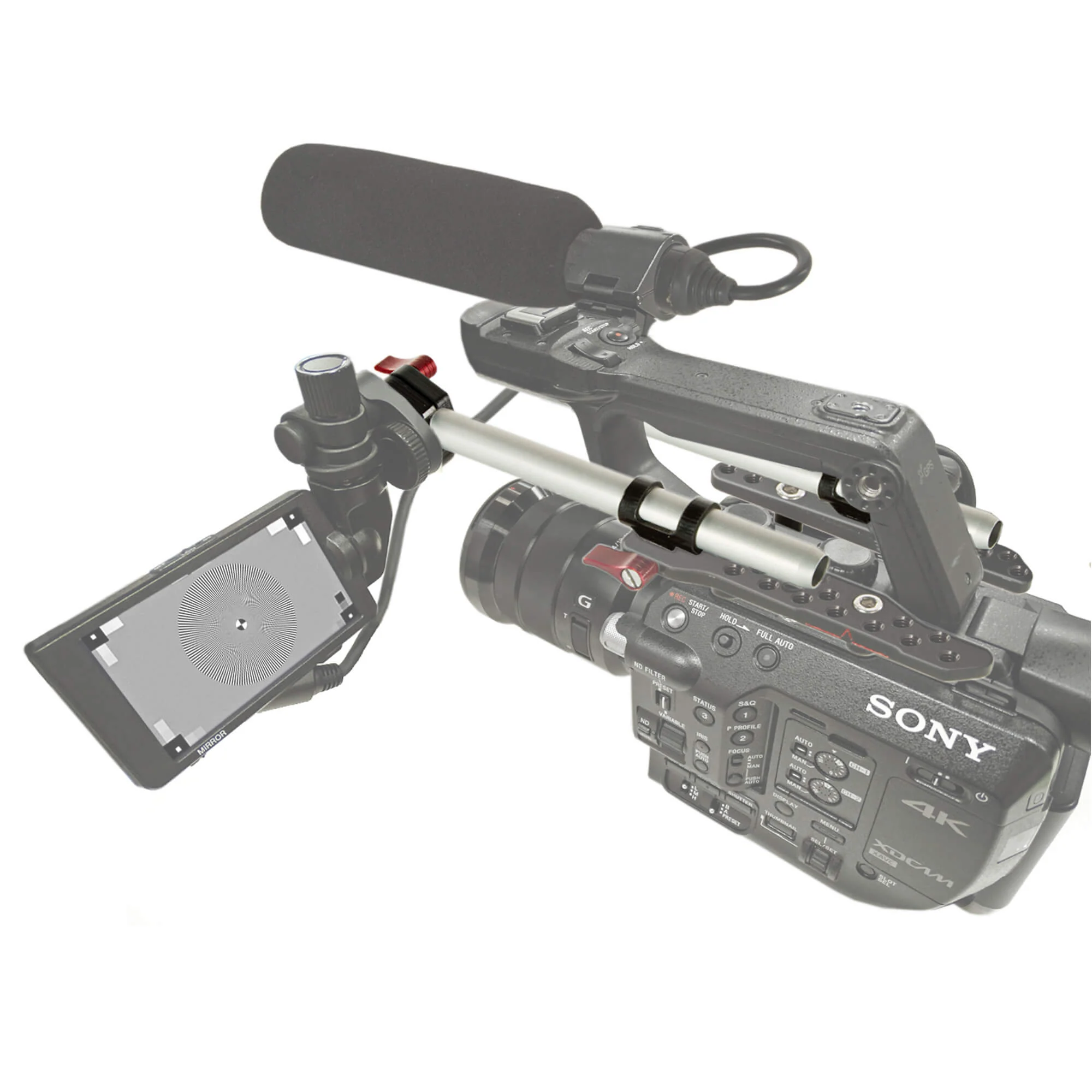 SHAPE Sony FS5 Viewfinder Solution for Top Handle - 2