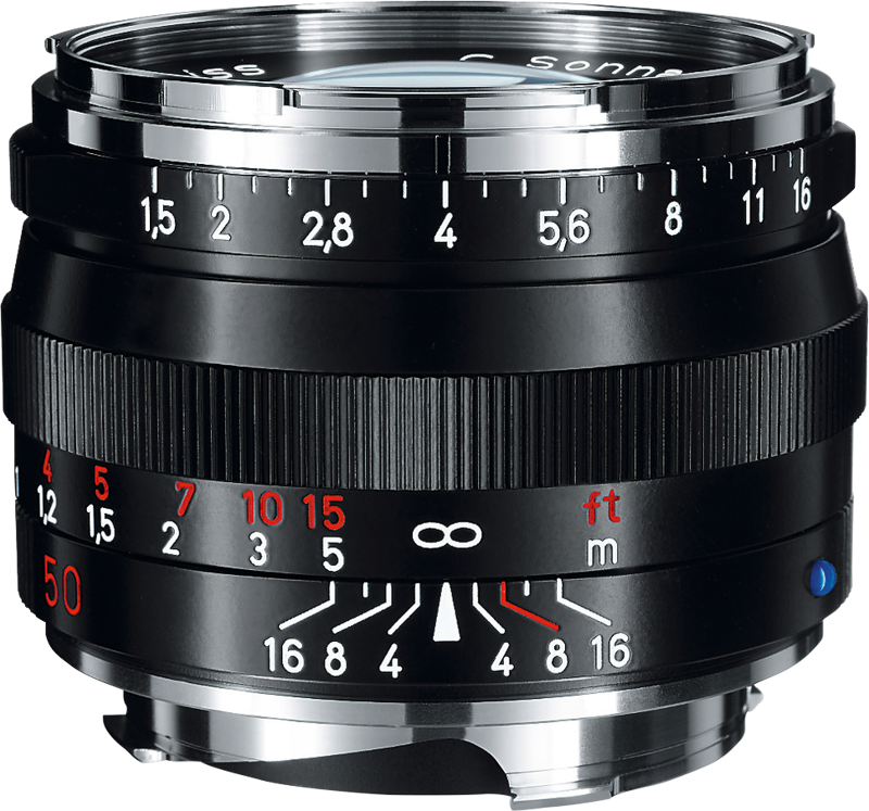 Zeiss C Sonnar T* 50mm f/1.5 ZM Black – för filmskapare