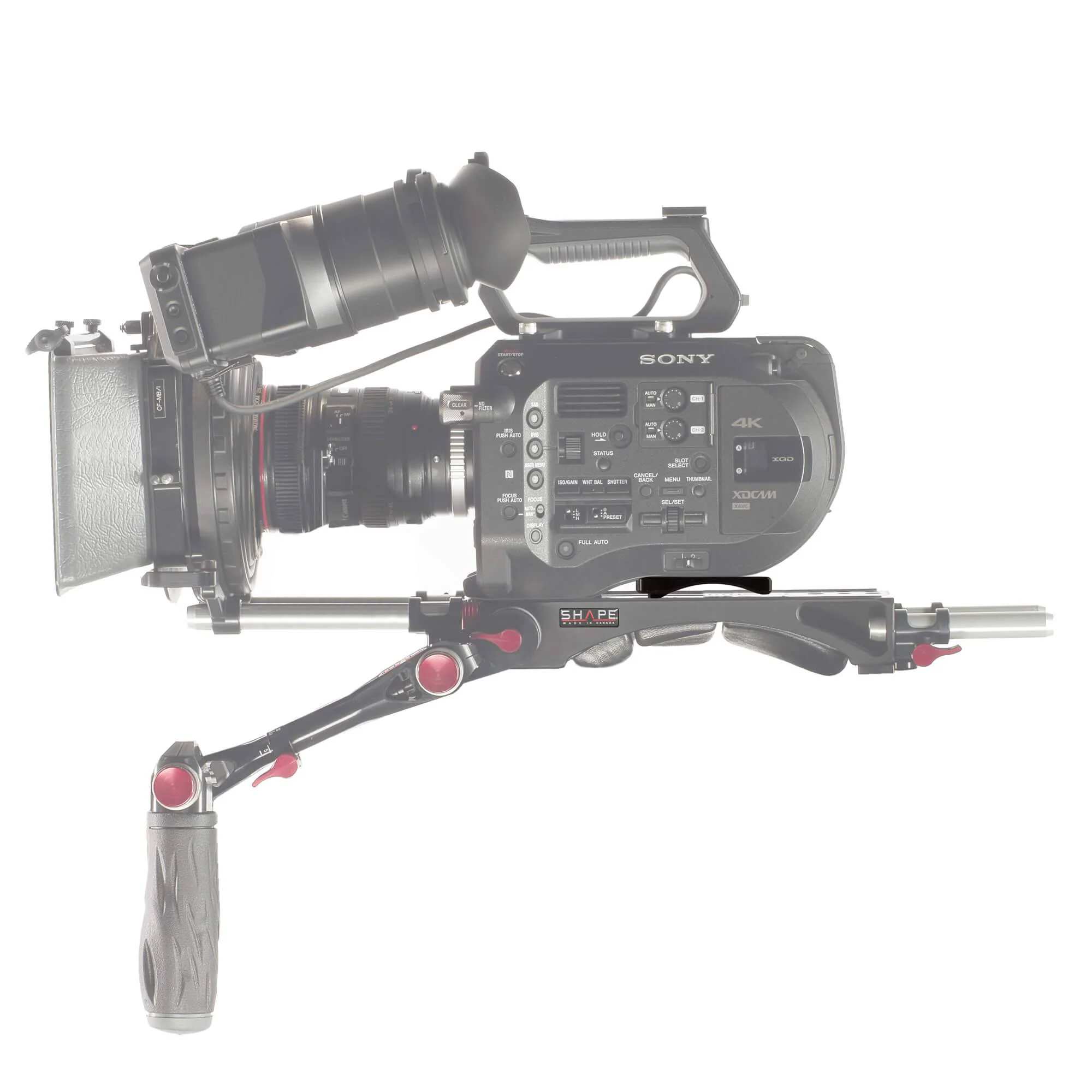 SHAPE Sony FS7M2 V-Lock Quick Release Baseplate - 9