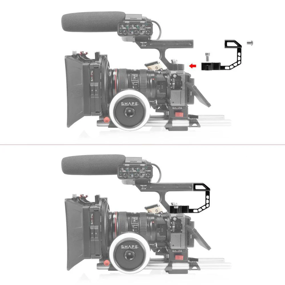 SHAPE Sony FX3/FX30 Handle Extension Rig Noise cancelling solution – för filmskapare - 3