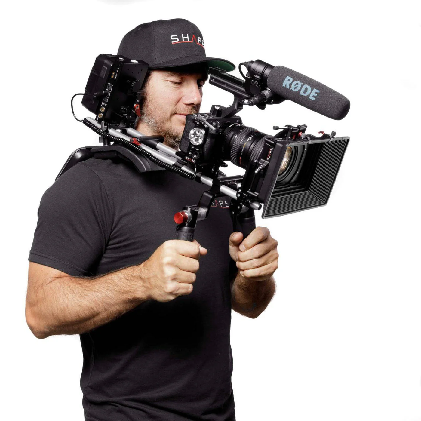 SHAPE Sony FX3/FX30 Shoulder Mount Matte Box Follow Focus – för filmskapare - 8