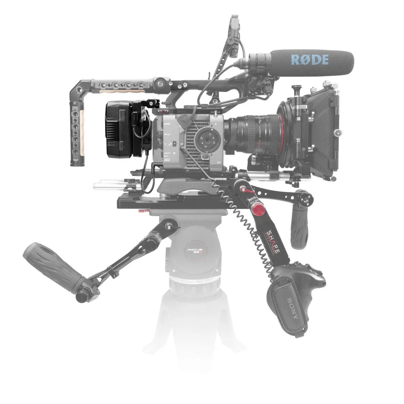 SHAPE Sony FX6 Gold Mount pivoting battery plate – för filmskapare - 5